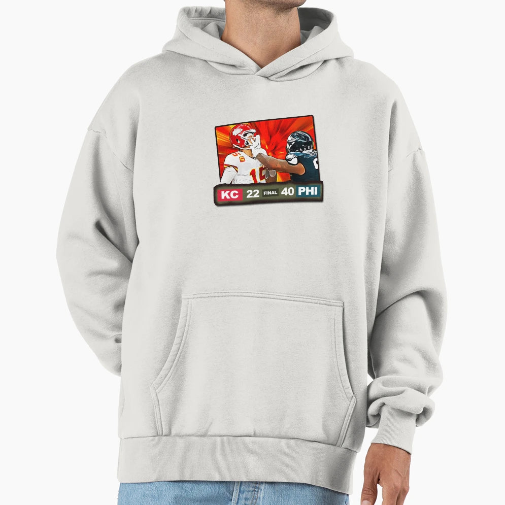 Final Score Philly Football Hoodie - Unique Graphic for Adults - T-Shirt, Sweatshirt, Hoodie