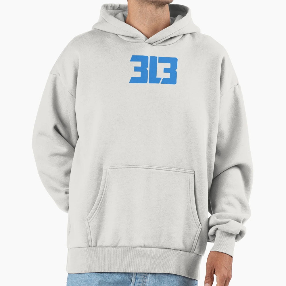 Detroit 313 3L3 Hoodie - Novelty Apparel Men Women - T-Shirt, Sweatshirt, Hoodie