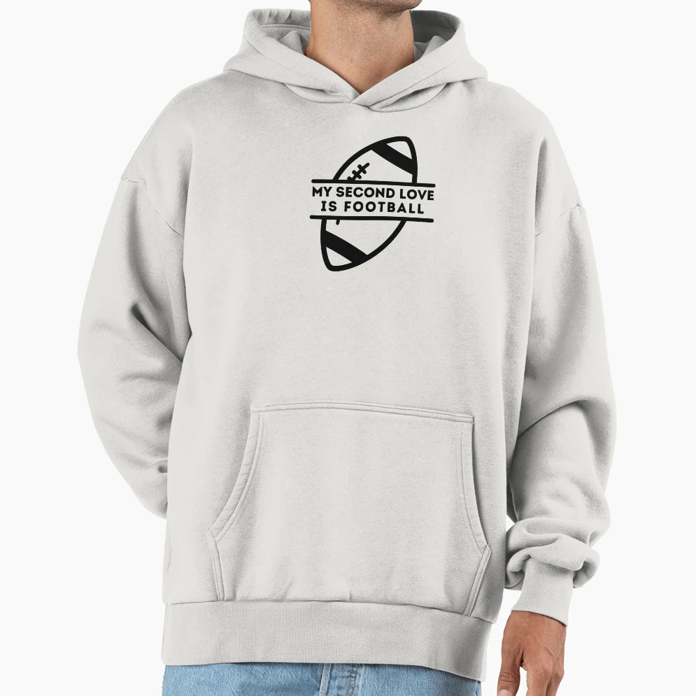 My Second Love Is Football T-Shirt - Aesthetic Graphic Men Women - T-Shirt, Sweatshirt, Hoodie
