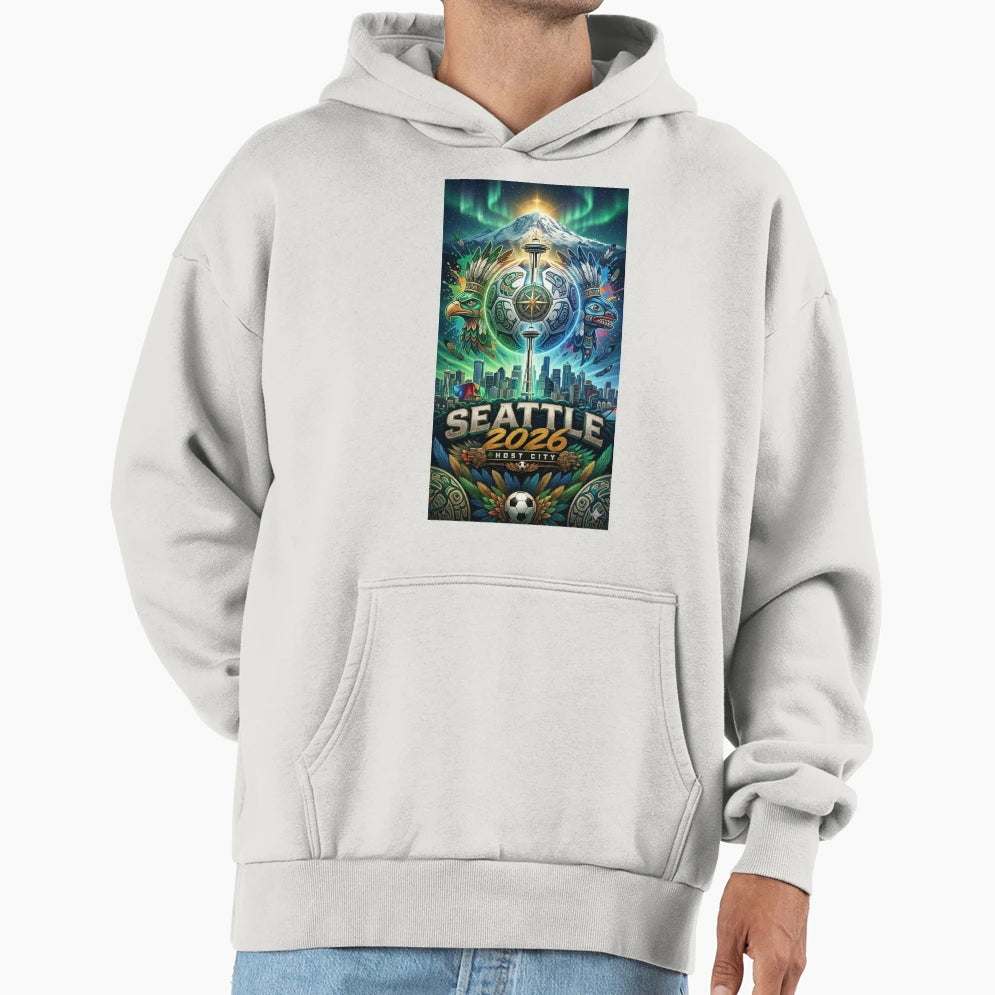 Seattle 2026 Soccer Host City Pnw Hoodie - Streetwear Style Men Women - T-Shirt, Sweatshirt, Hoodie
