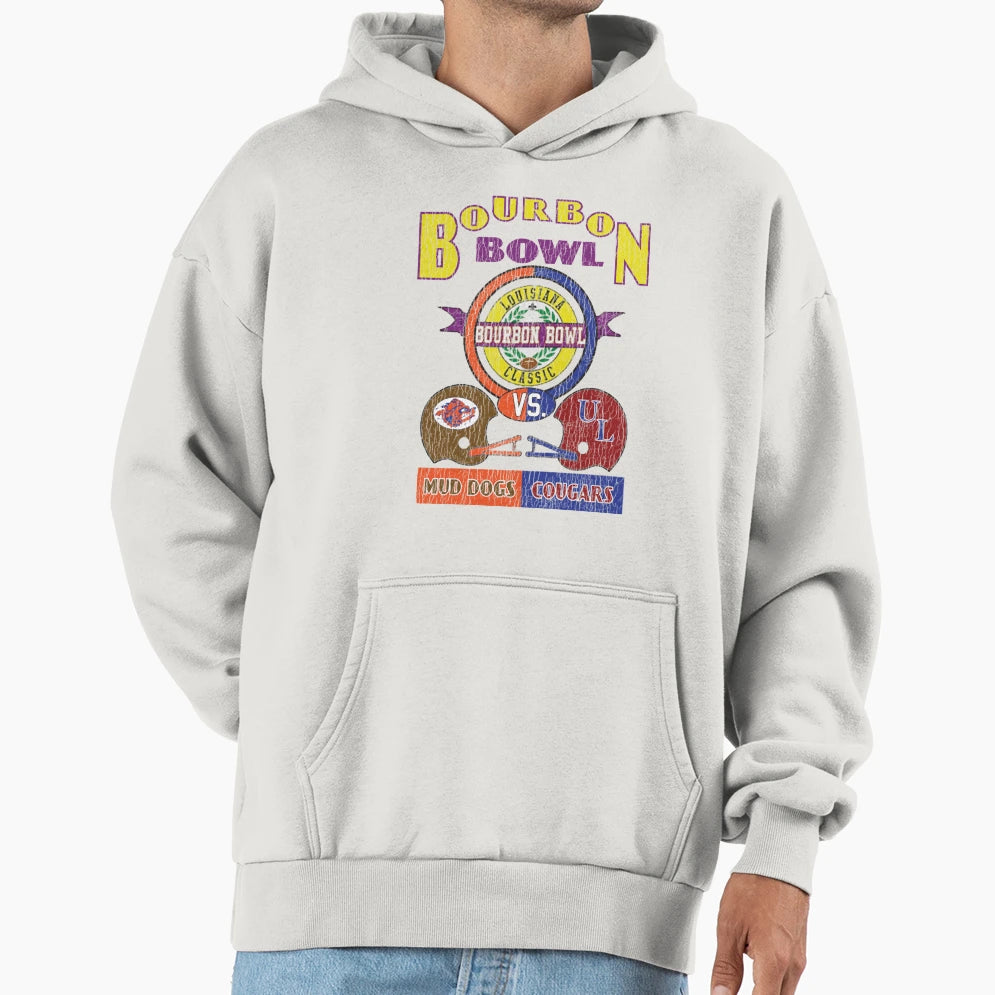 Bourbon Bowl Hoodie - Minimalist Print Men Women - T-Shirt, Sweatshirt, Hoodie