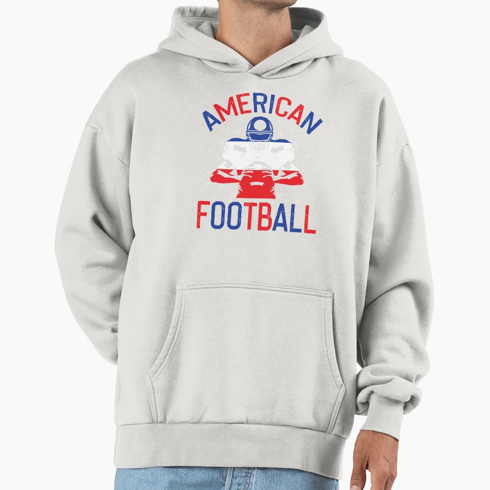 American Football Hoodie - Aesthetic Graphic Unisex - T-Shirt, Sweatshirt, Hoodie