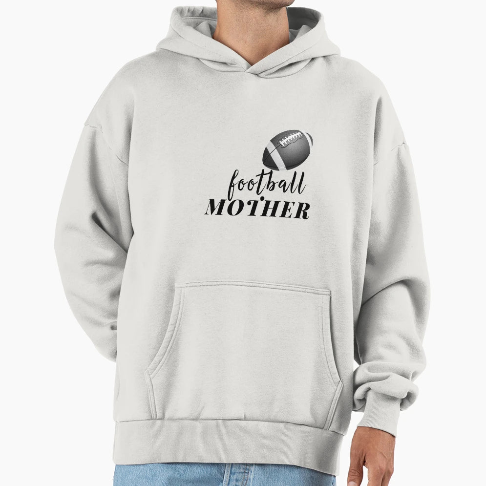 Football Mother Scooring Moms Hoodie - Aesthetic Graphic for Adults - T-Shirt, Sweatshirt, Hoodie