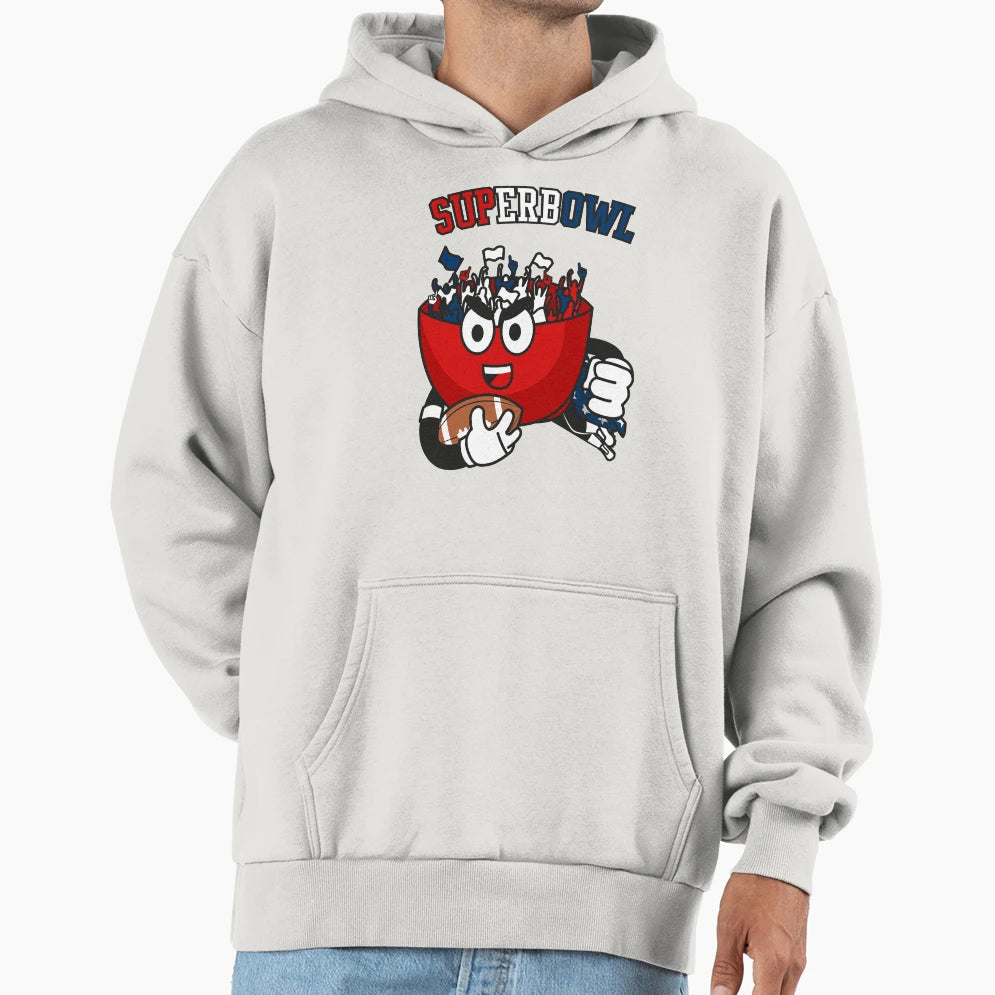 Super Bowl Football Hoodie - Unique Graphic for Adults - T-Shirt, Sweatshirt, Hoodie
