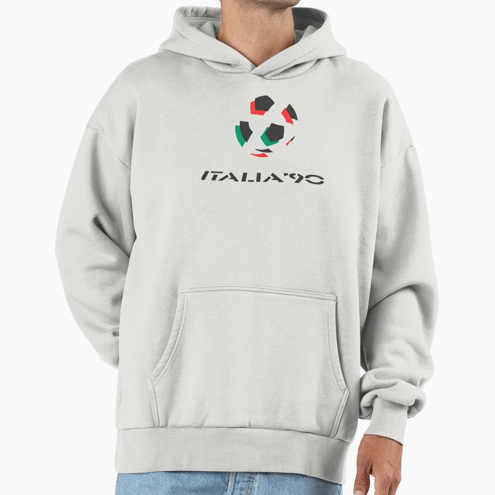 Italia 90 Hoodie - Fun Novelty Design Unisex - T-Shirt, Sweatshirt, Hoodie