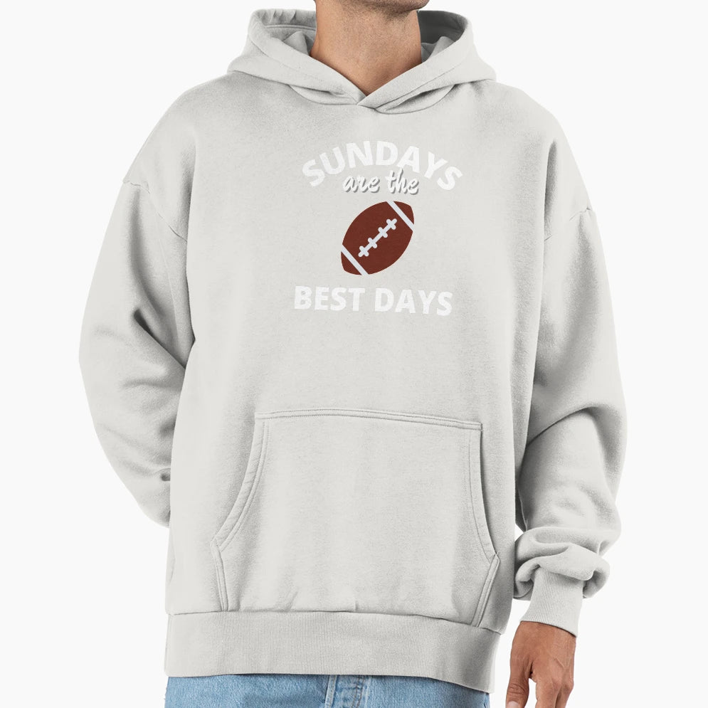 Sundays Are Best Days Hoodie - Trendy Graphic for Adults - T-Shirt, Sweatshirt, Hoodie