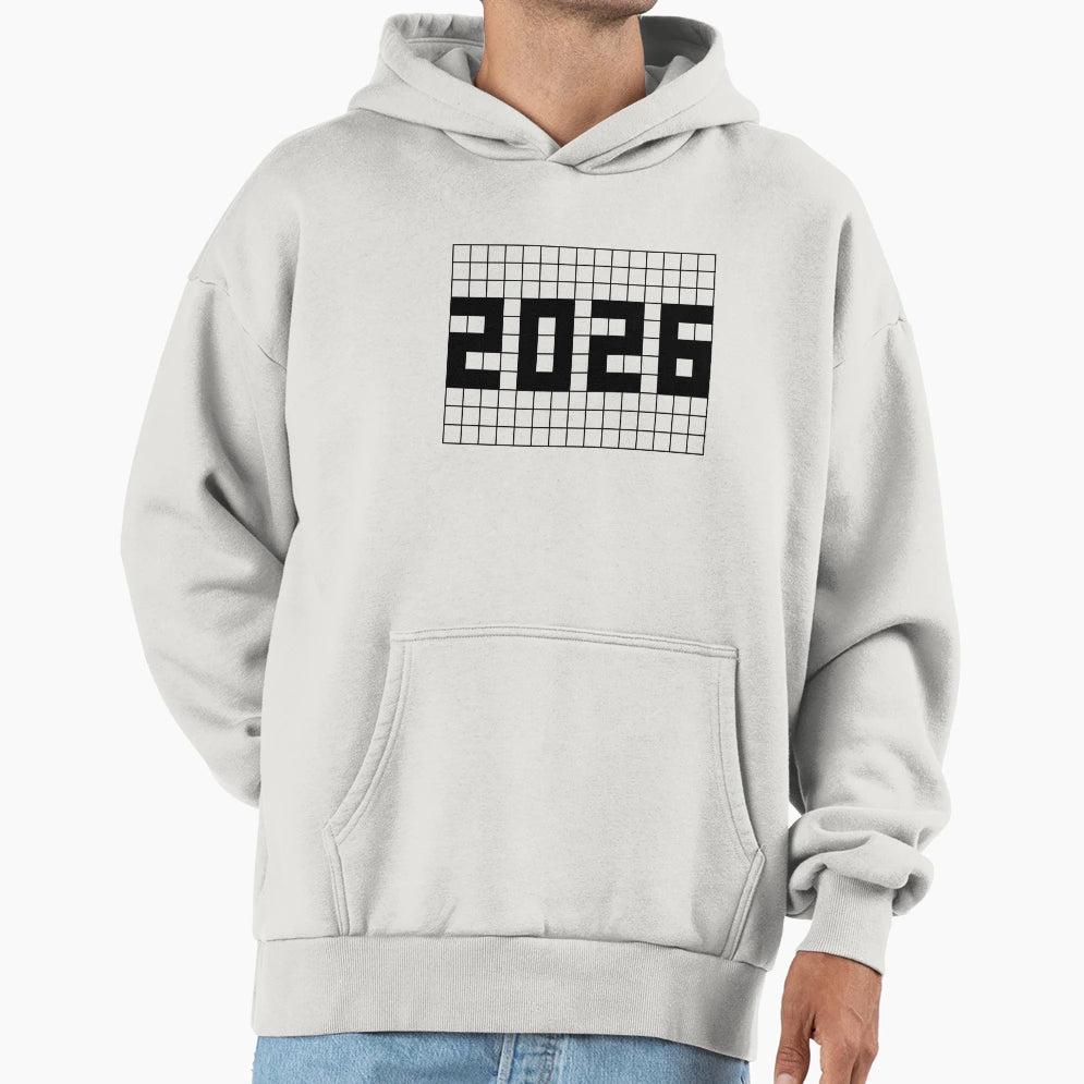 Happy New Year 2026 Hoodie - Custom Art Print Unisex - T-Shirt, Sweatshirt, Hoodie