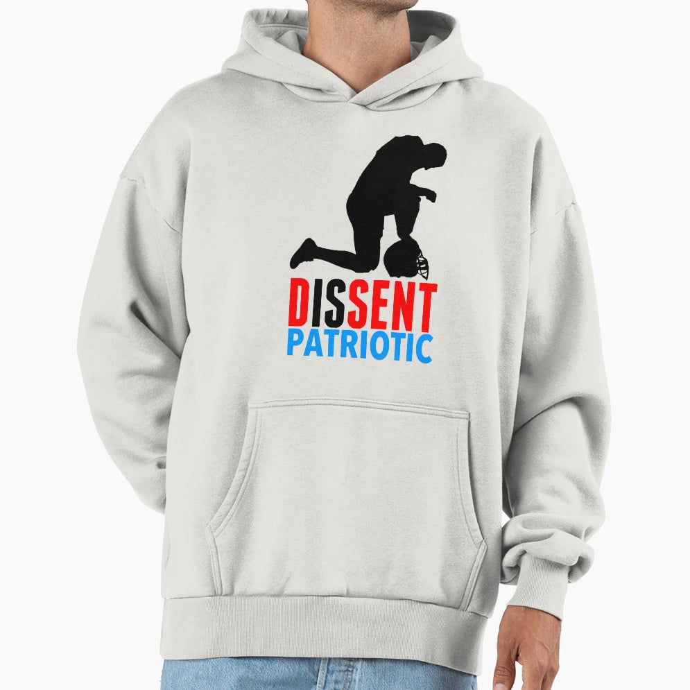 Take Knee Dissent Is Patriotic Hoodie - Custom Art Print for Adults - T-Shirt, Sweatshirt, Hoodie