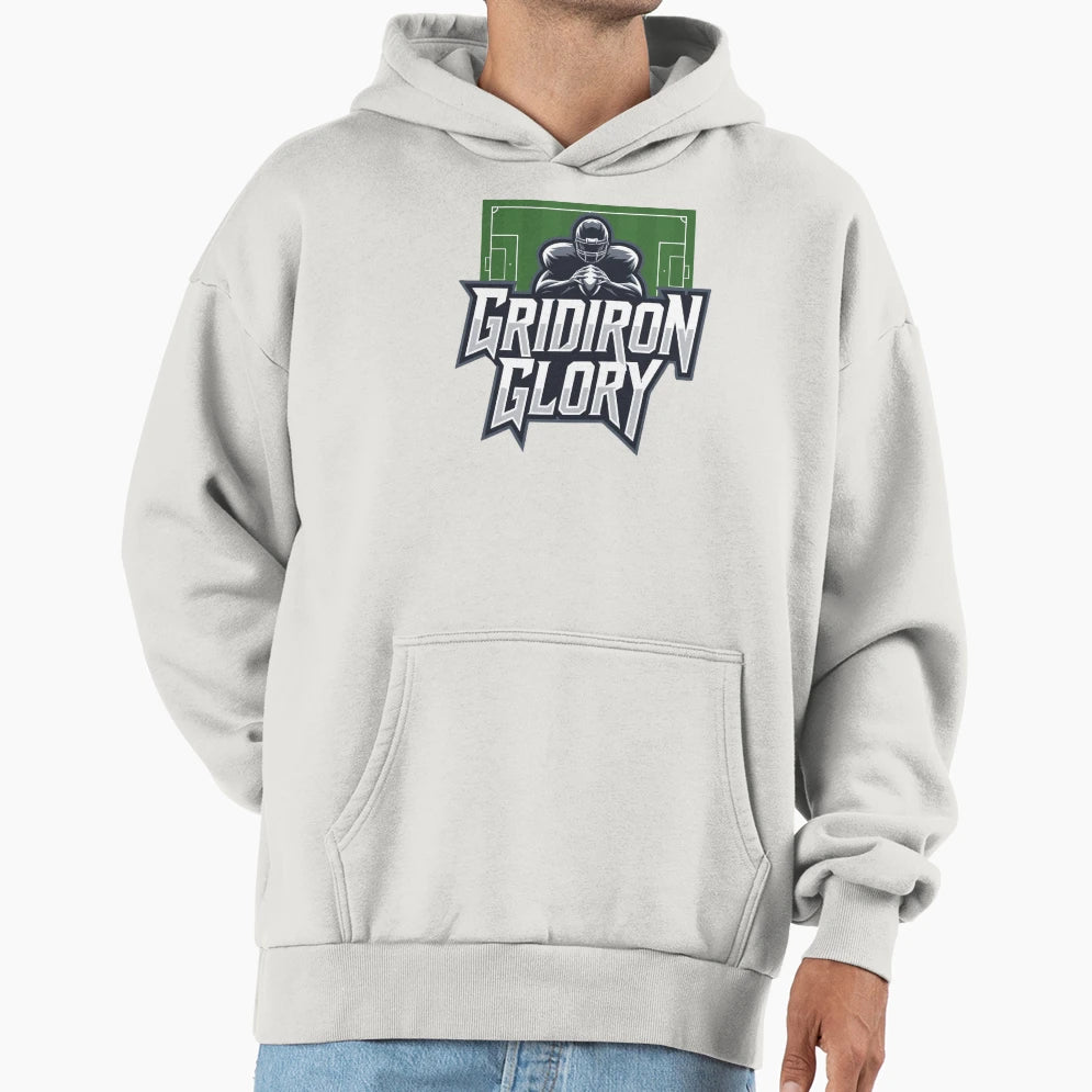 Gridiron Glory Hoodie - Aesthetic Graphic Men Women - T-Shirt, Sweatshirt, Hoodie