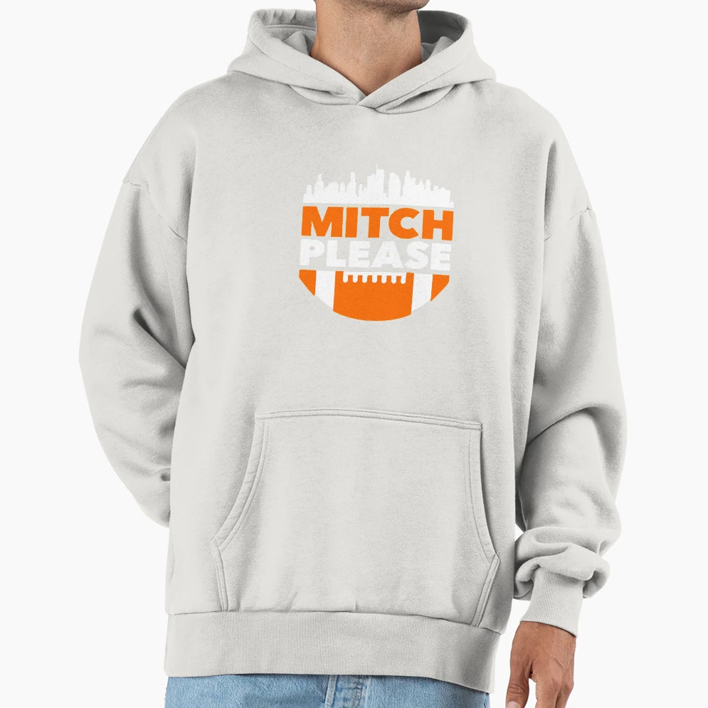Mitch Please Mitch Trubisky Chicago Hoodie - Custom Art Print for Adults - T-Shirt, Sweatshirt, Hoodie