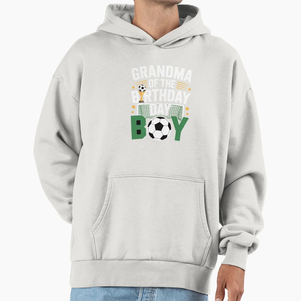 Soccer Grandma Birthday Party Soccer Family Hoodie - Unique Graphic Unisex - T-Shirt, Sweatshirt, Hoodie