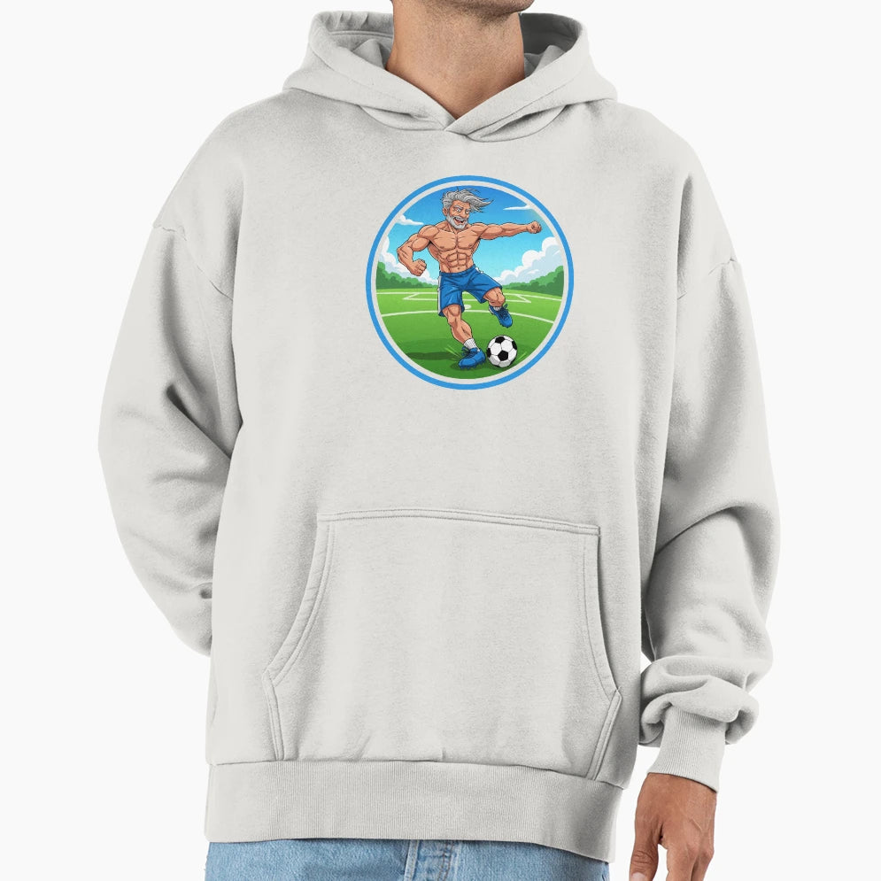 Strong Football Soccer Gym Dad Hoodie - Aesthetic Graphic for Adults - T-Shirt, Sweatshirt, Hoodie