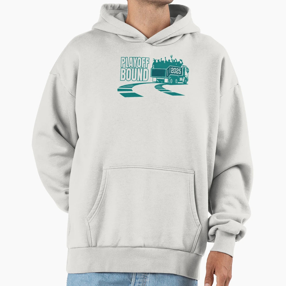 Playoff Bound Fan Truck Rally Postseason Hoodie - Novelty Apparel Unisex - T-Shirt, Sweatshirt, Hoodie