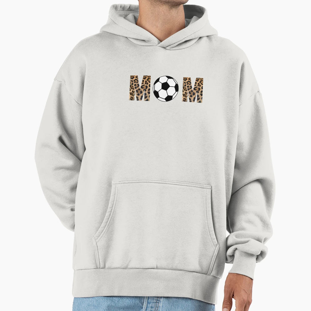 Soccer Mom Leopard Beautiful Hoodie - Casual Everyday Wear for Adults - T-Shirt, Sweatshirt, Hoodie