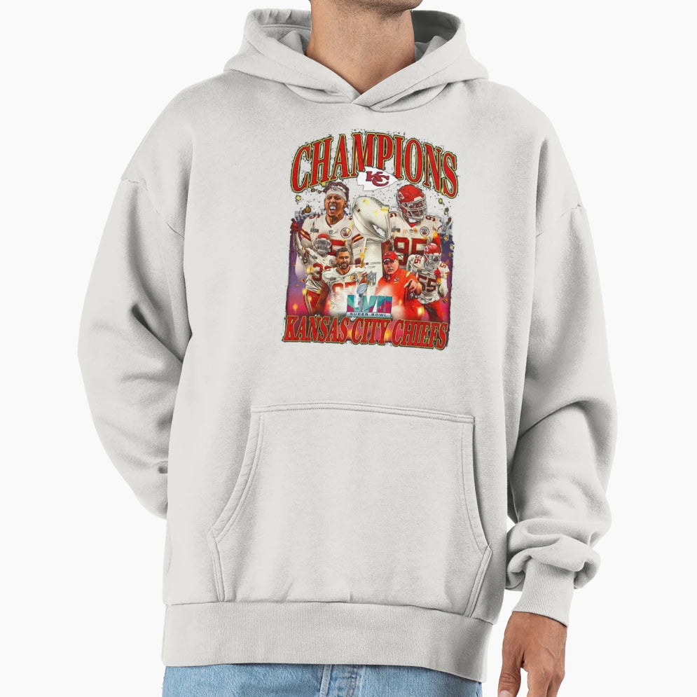 Art Kansas City Chiefs Hoodie - Trendy Graphic for Adults - T-Shirt, Sweatshirt, Hoodie