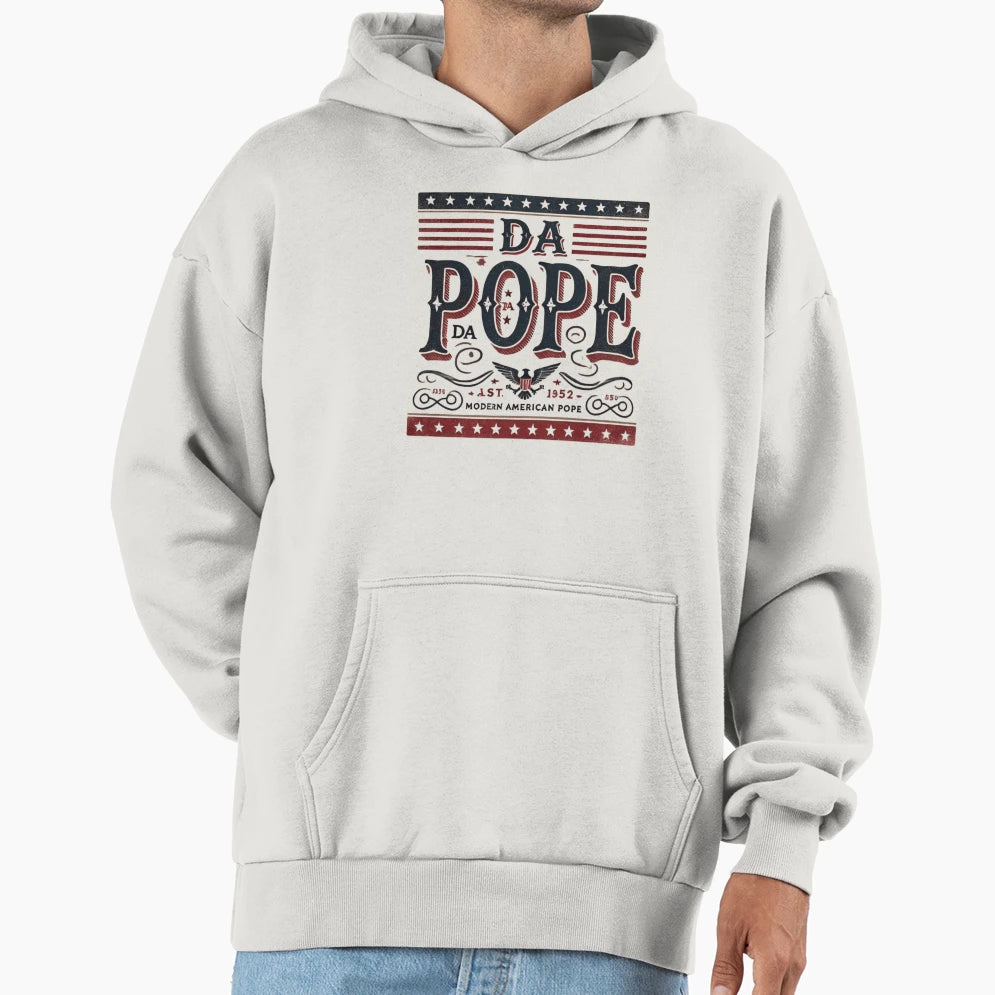Da Pope Hoodie - Trendy Graphic Men Women - T-Shirt, Sweatshirt, Hoodie