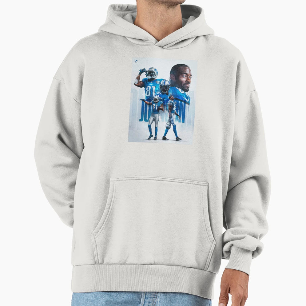Calvin Johnson Hoodie - Novelty Apparel for Adults - T-Shirt, Sweatshirt, Hoodie
