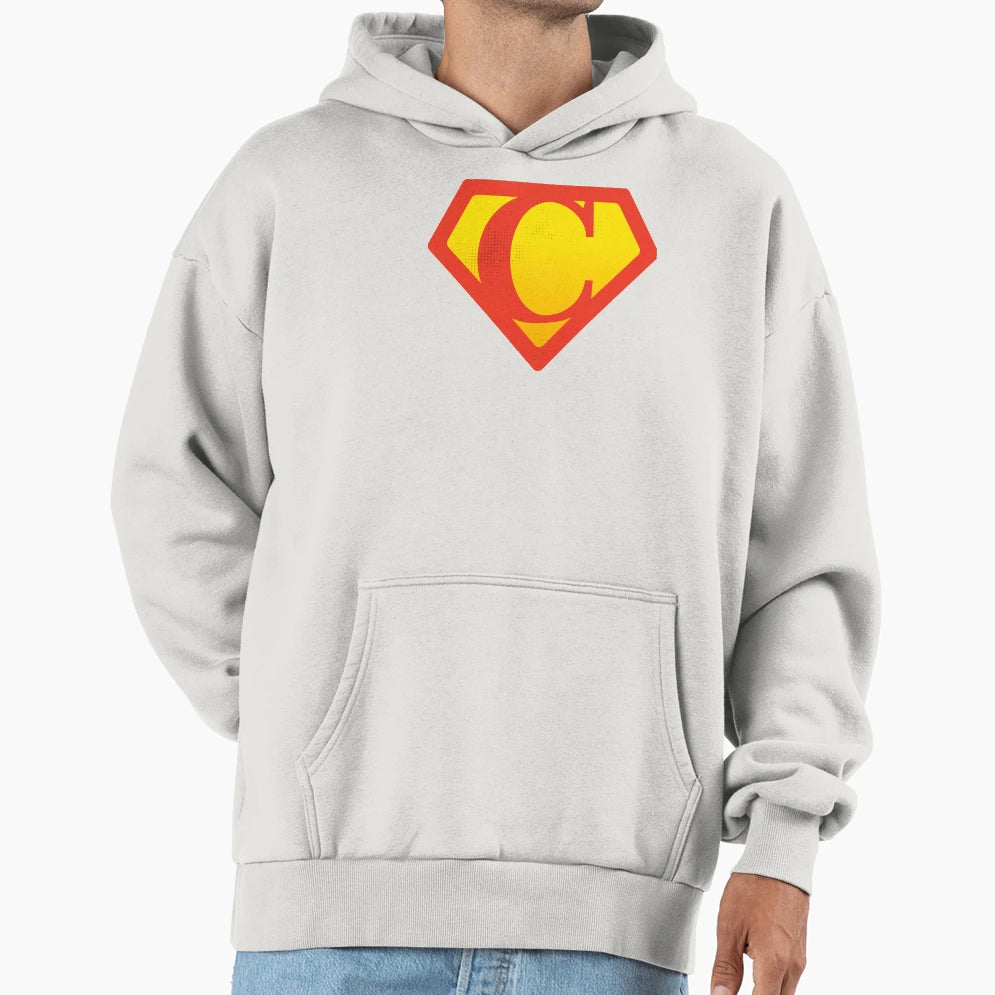 C Letter Super Party Superhuman Hoodie - Custom Art Print Men Women - T-Shirt, Sweatshirt, Hoodie