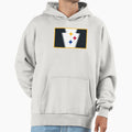 Pittsburgh Football Keystone Flag Hoodie - Casual Everyday Wear for Adults - T-Shirt, Sweatshirt, Hoodie