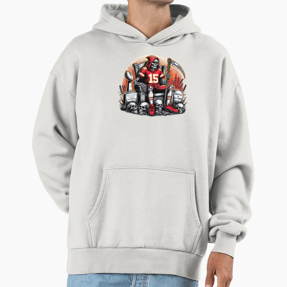 Big Game Reaper Hoodie - Aesthetic Graphic Men Women - T-Shirt, Sweatshirt, Hoodie