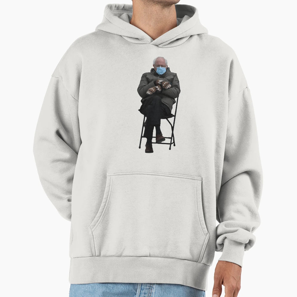 Judgement Bernie Hoodie - Minimalist Print for Adults - T-Shirt, Sweatshirt, Hoodie