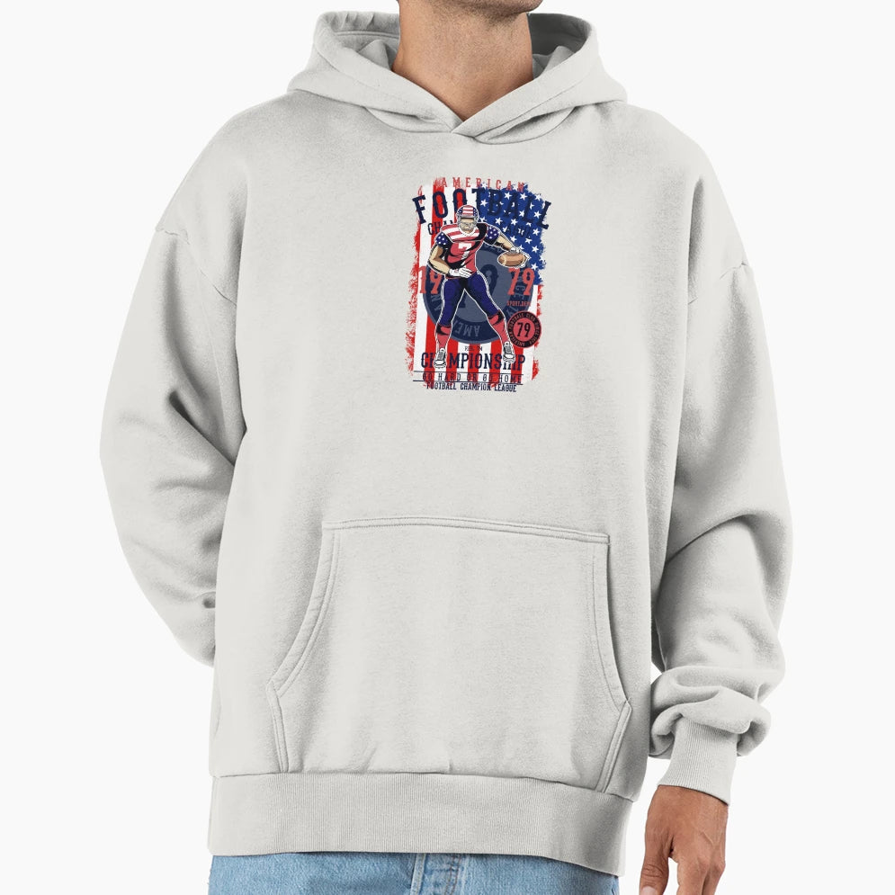 Championship Spirit American Football Hoodie - Trendy Graphic Men Women - T-Shirt, Sweatshirt, Hoodie