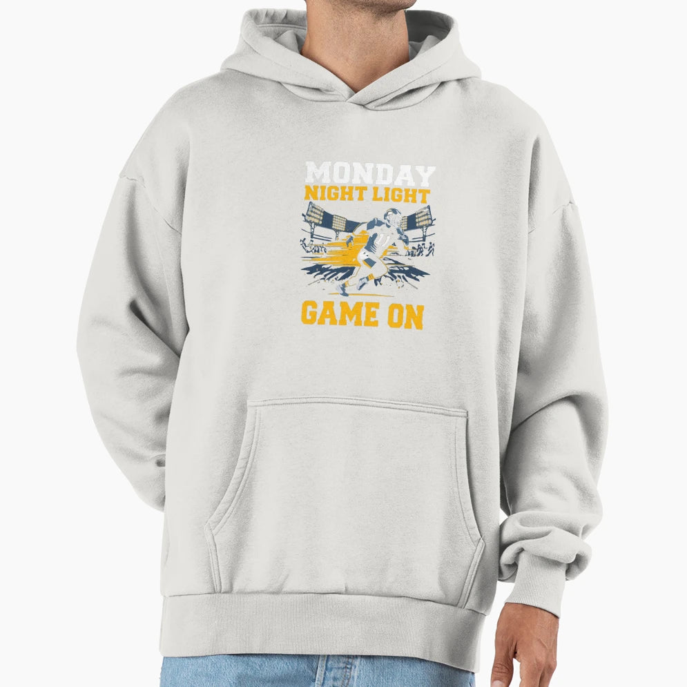 Under Lights Monday Night Football Spirit Hoodie - Trendy Graphic Unisex - T-Shirt, Sweatshirt, Hoodie
