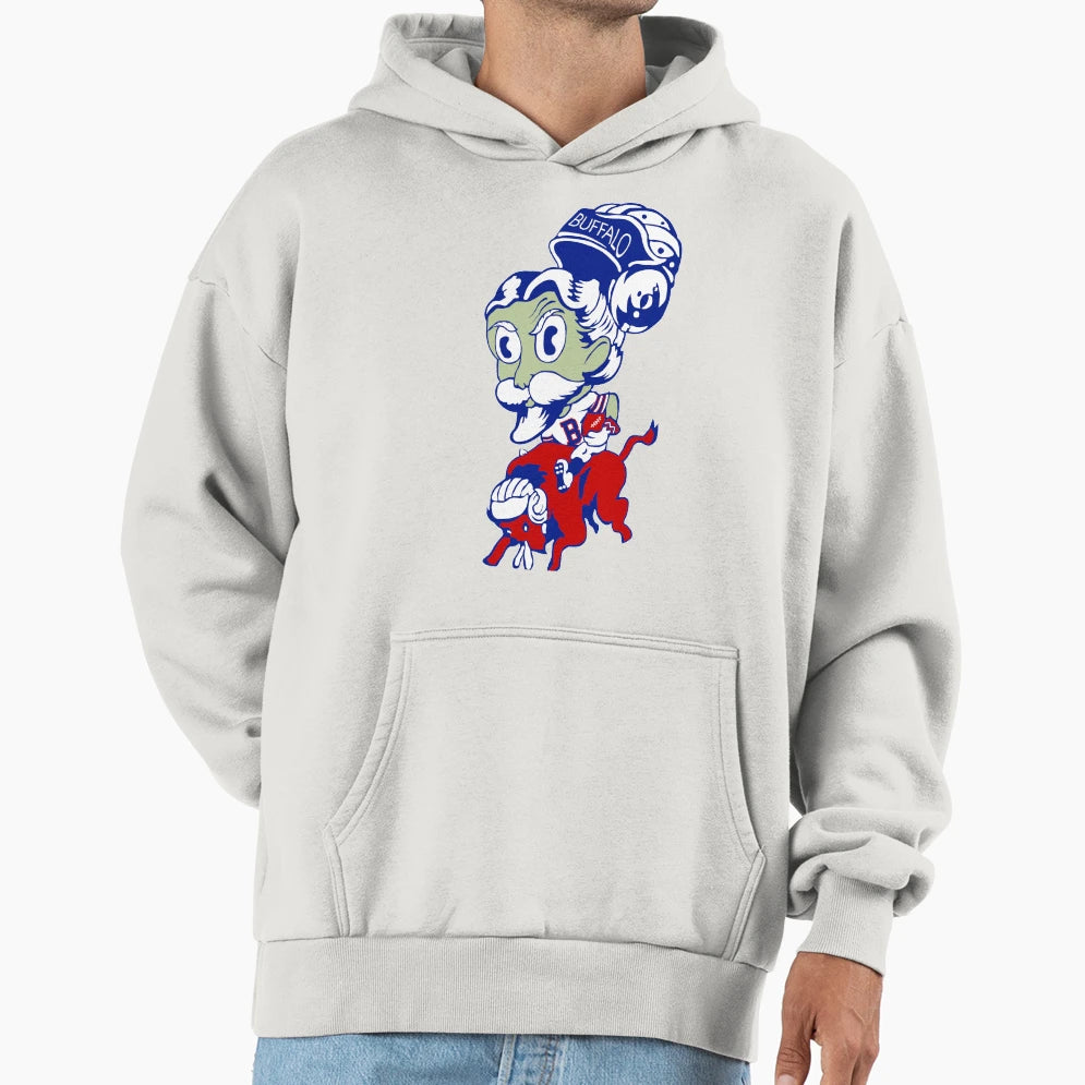 Buffalo Bill Football Hoodie - Casual Everyday Wear for Adults - T-Shirt, Sweatshirt, Hoodie