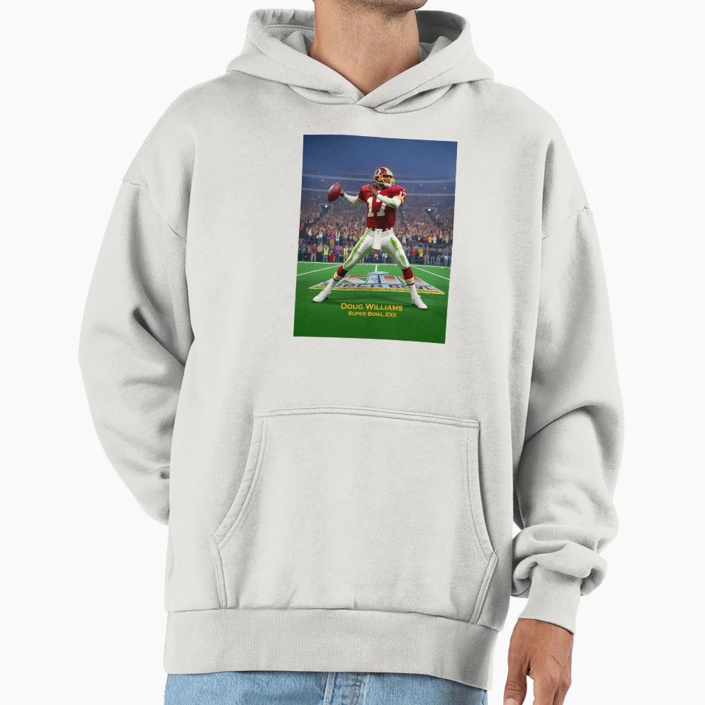 Doug Williams Super Bowl Xxii Hoodie - Fun Novelty Design Unisex - T-Shirt, Sweatshirt, Hoodie