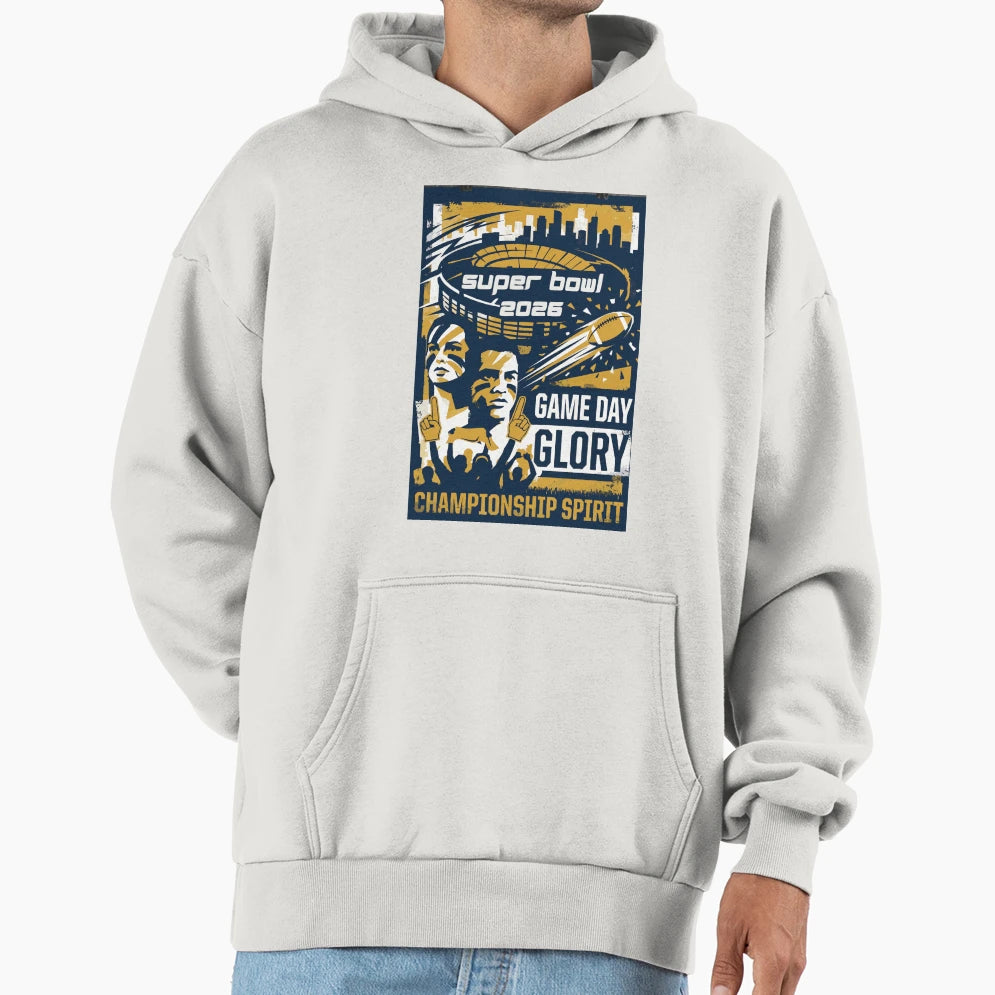 Game Day Glory Hoodie - Aesthetic Graphic Men Women - T-Shirt, Sweatshirt, Hoodie