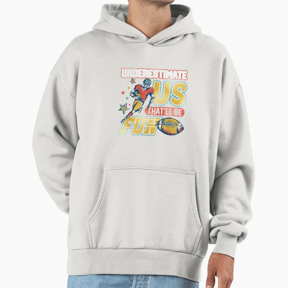 Player Lineman College Teams Hoodie - Minimalist Print for Adults - T-Shirt, Sweatshirt, Hoodie