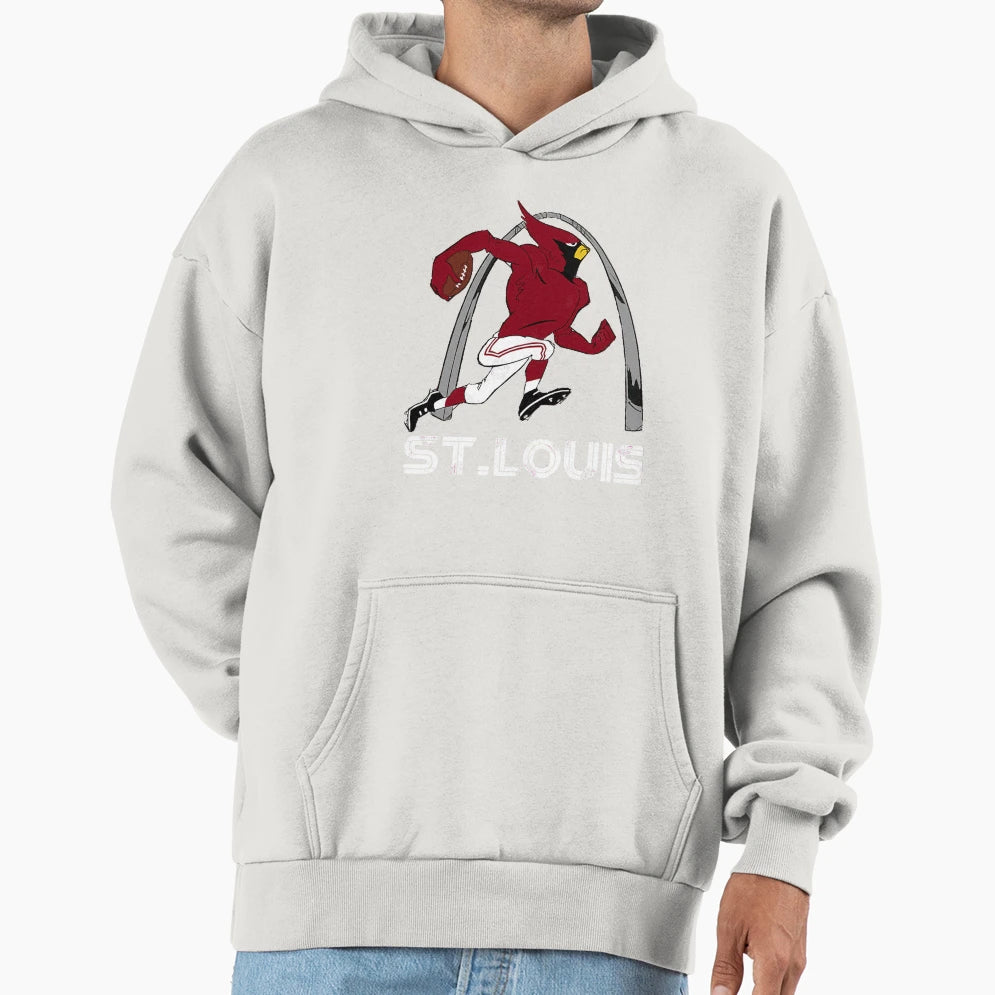 Big Red Throwback Hoodie - Trendy Graphic for Adults - T-Shirt, Sweatshirt, Hoodie