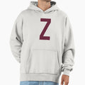 Letter Z Bold Collegiate Font Varsity Hoodie - Custom Art Print for Adults - T-Shirt, Sweatshirt, Hoodie