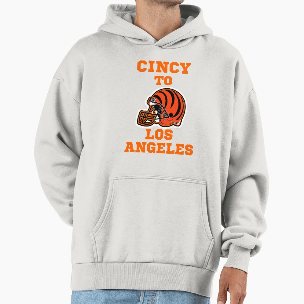Cincinnati Football Fans Hoodie - Minimalist Print Unisex - T-Shirt, Sweatshirt, Hoodie
