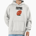 Football Hoodie - Trendy Graphic Men Women - T-Shirt, Sweatshirt, Hoodie