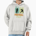 Football Mom S Hoodie - Aesthetic Graphic Men Women - T-Shirt, Sweatshirt, Hoodie