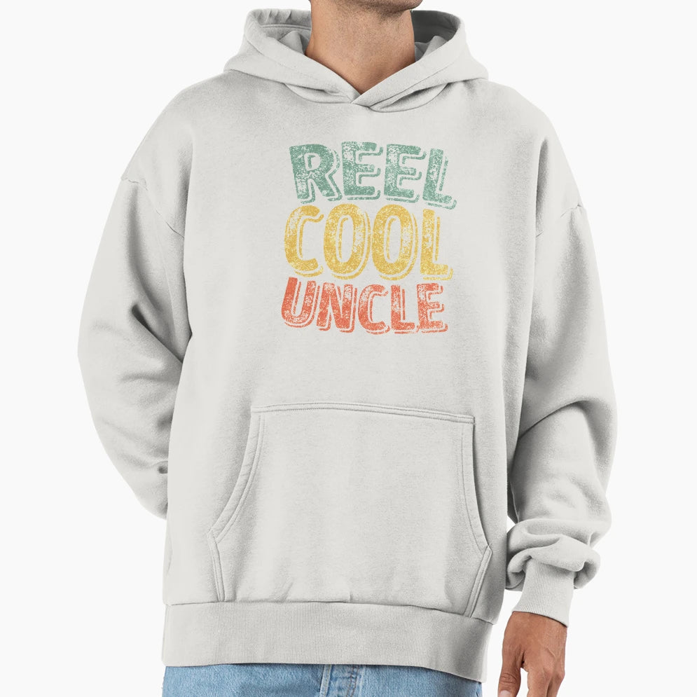 Reel Uncle Fisherman Gift Fathers Day T-Shirt - Custom Art Print Unisex - T-Shirt, Sweatshirt, Hoodie