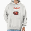 Football Mom Mothers Day Football Hoodie - Aesthetic Graphic Men Women - T-Shirt, Sweatshirt, Hoodie