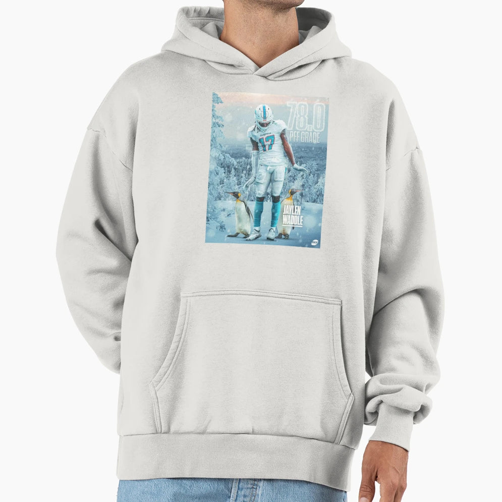 Jaylen Waddle Hoodie - Aesthetic Graphic for Adults - T-Shirt, Sweatshirt, Hoodie