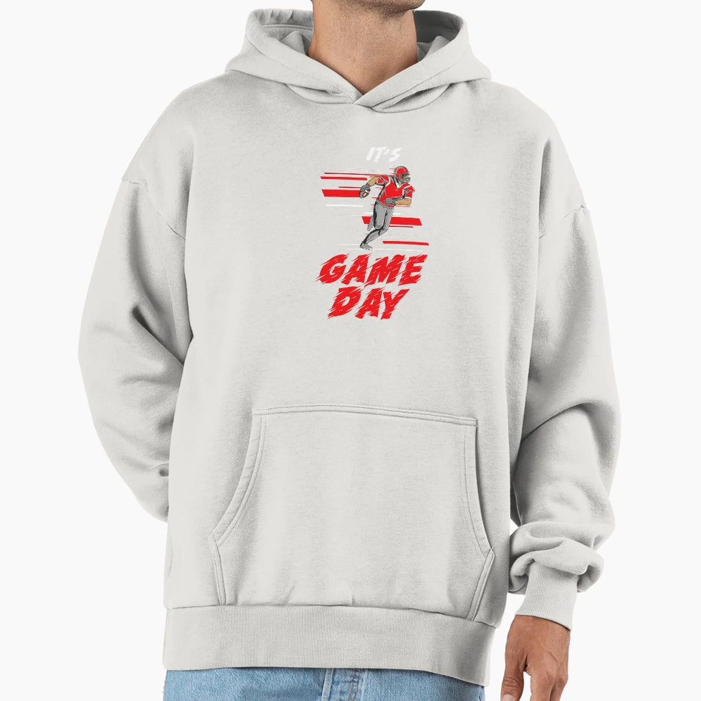 American Football Game Day Gift Hoodie - Minimalist Print for Adults - T-Shirt, Sweatshirt, Hoodie