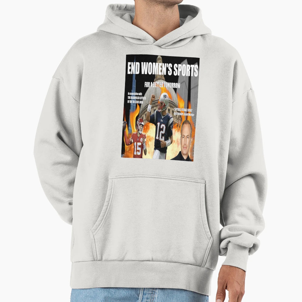 End Womens Sports Hoodie - Trendy Graphic for Adults - T-Shirt, Sweatshirt, Hoodie