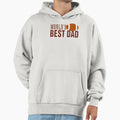 Simple Worlds Best Dad Typography Hoodie - Casual Everyday Wear Men Women - T-Shirt, Sweatshirt, Hoodie