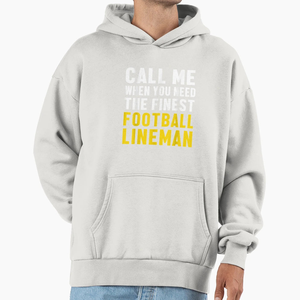 Lineman Call Offensive Defensive Player Hoodie - Streetwear Style Unisex - T-Shirt, Sweatshirt, Hoodie