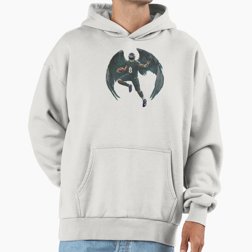 Raven Hoodie - Aesthetic Graphic Men Women - T-Shirt, Sweatshirt, Hoodie