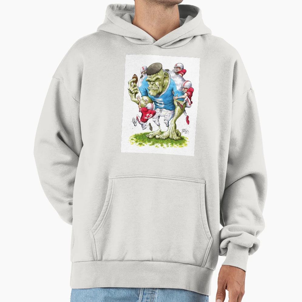 Ideal Football Player Hoodie - Minimalist Print Men Women - T-Shirt, Sweatshirt, Hoodie