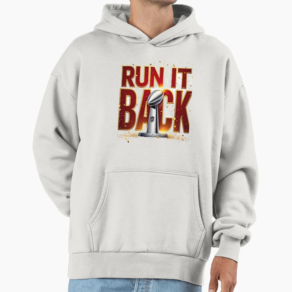 Run It Back Hoodie - Aesthetic Graphic for Adults - T-Shirt, Sweatshirt, Hoodie