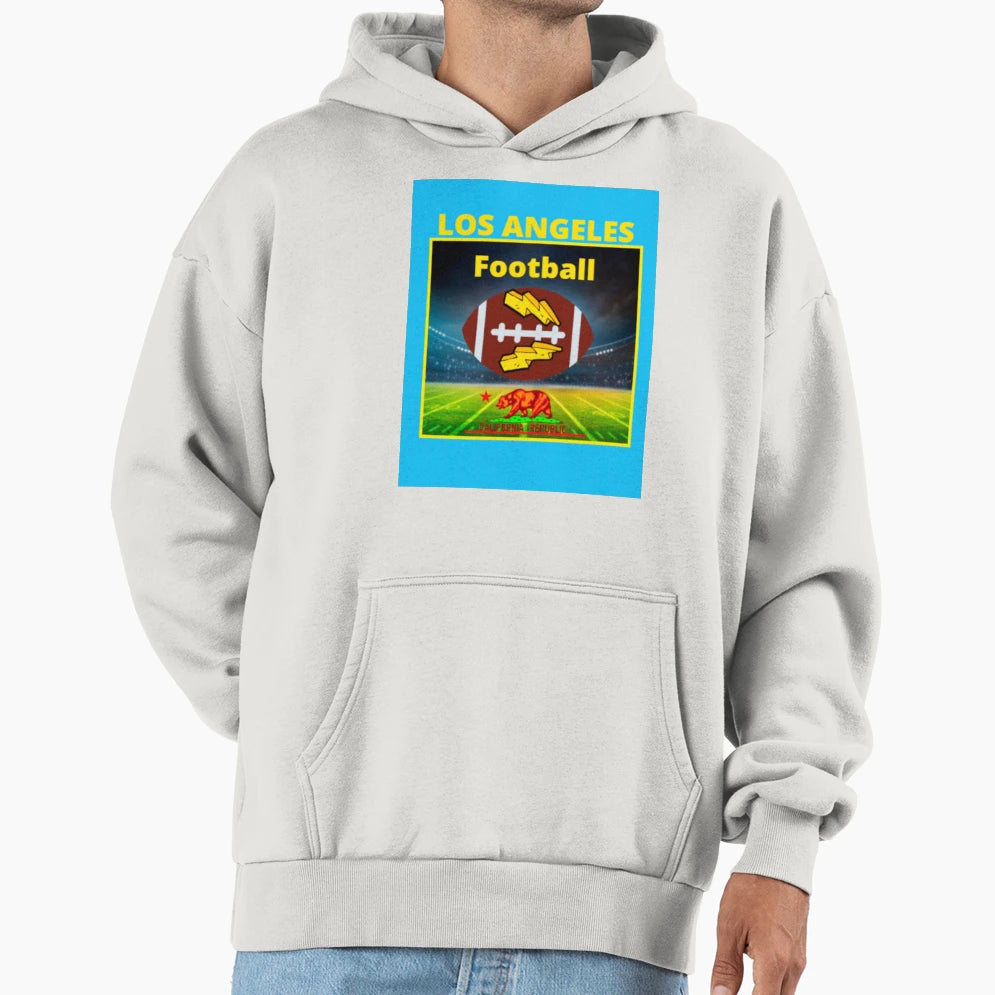 Los Angeles Football Hoodie - Novelty Apparel Unisex - T-Shirt, Sweatshirt, Hoodie