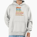 Uncle Myth Bad Influence He Knows Hoodie - Aesthetic Graphic for Adults - T-Shirt, Sweatshirt, Hoodie