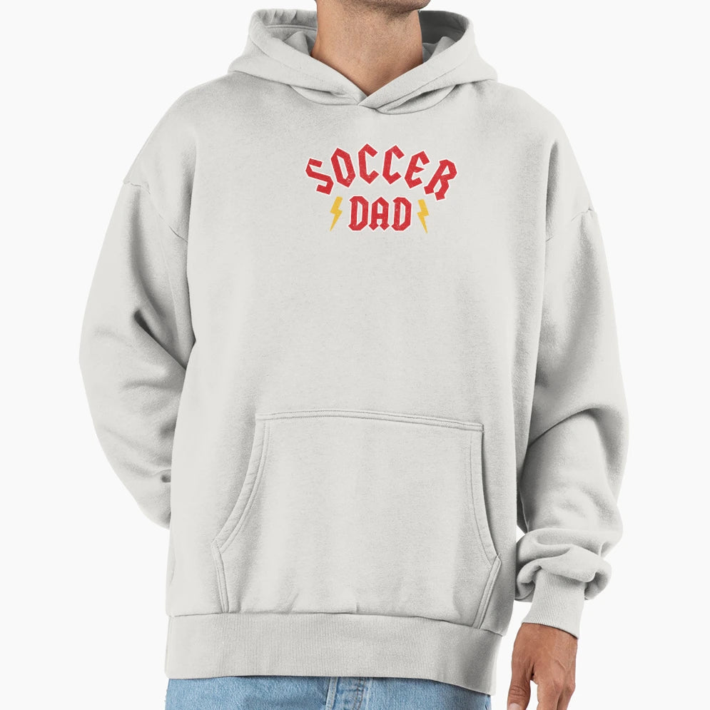 Soccer Dad Metal Rock Hoodie - Casual Everyday Wear Men Women - T-Shirt, Sweatshirt, Hoodie