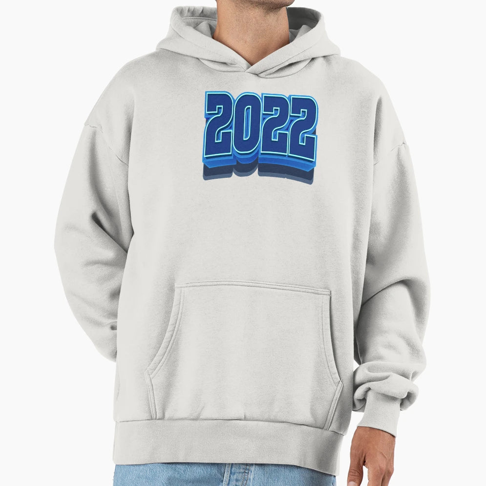 2022 Happy New Year Party Hoodie - Fun Novelty Design Unisex - T-Shirt, Sweatshirt, Hoodie